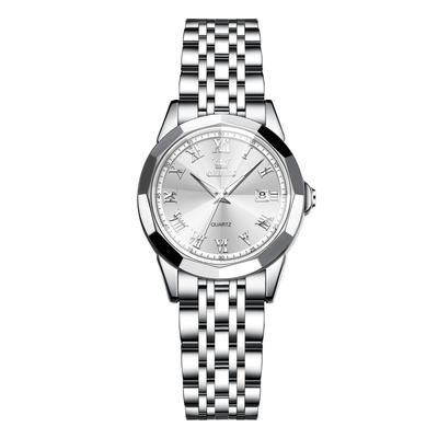 Watch Waterproof Fashion Watch Stylish Women Popular Arm Watch Analog Quartz Business Silver Watch for Women Watch Silver Dial Cute Watch