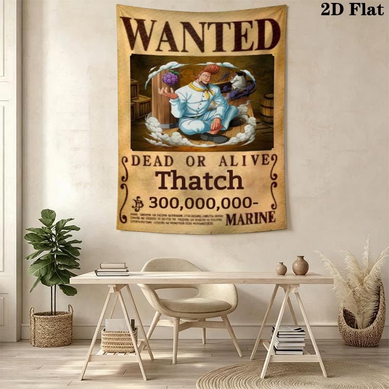 One Piece Luffy Tapestry Wall Tapestry Fashion Print Wallmounted Wall Covering Decoration Atmospheric Background Cloth Work Of Art