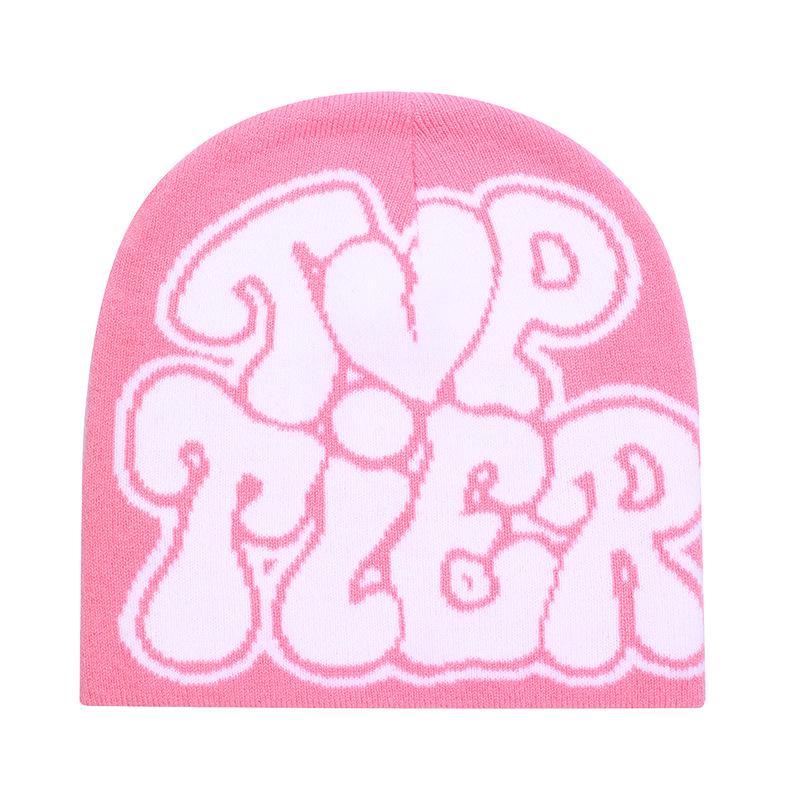 Winter Knitted Letter Jacquard Beanie - Warm, Cold-Proof, Versatile Fashion Wool Hat