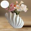 Shell shaped vase resin silicone mold fan leaf conch pen holder concrete mould conch shells palm leaf flower vase gypsum molds