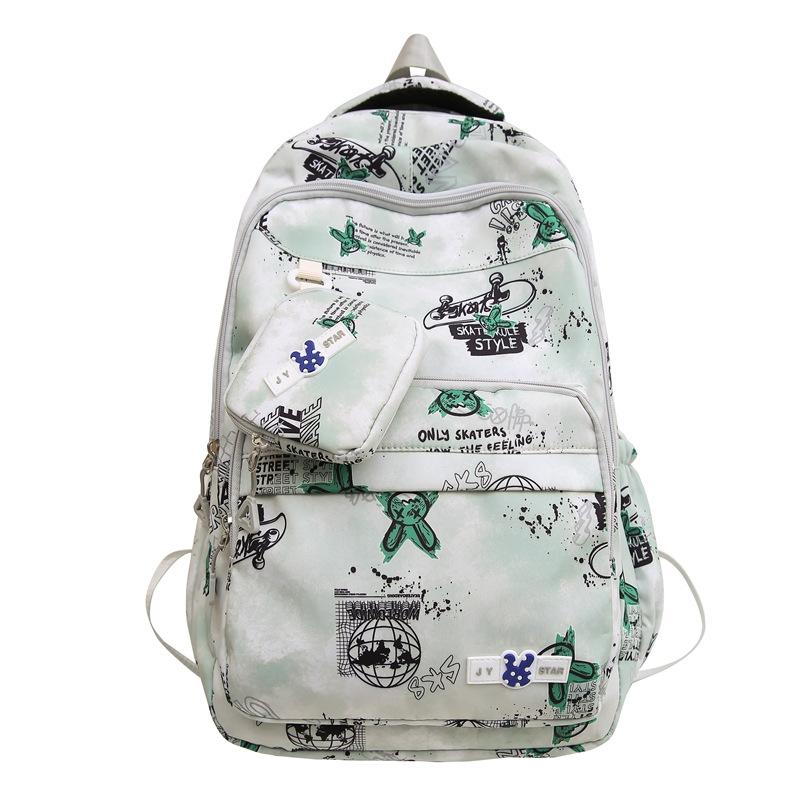 Студенческая школьная сумка кампуса с принтом граффити — фото 12