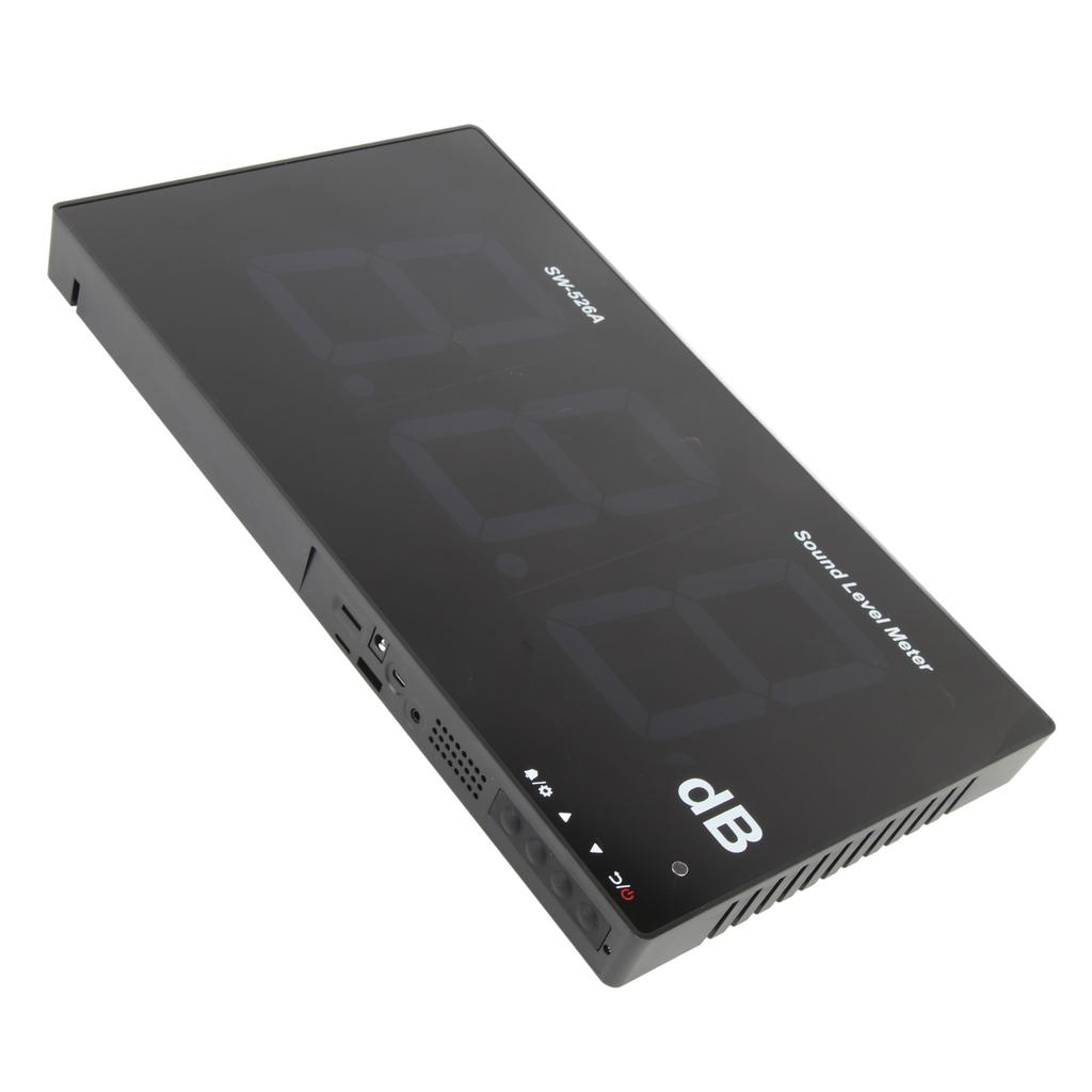 Sound Level Meter 30?130dB Noise Detector 18in LCD Display Decibel Tester  AC