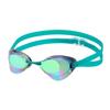 [View] Blade Racing Goggles WORLD AQUATICS Approved Mirror Swipe Anti-Fog Non-Cushion Fit Low Resistance Smoke x Emerald V121SAM SKEM Made