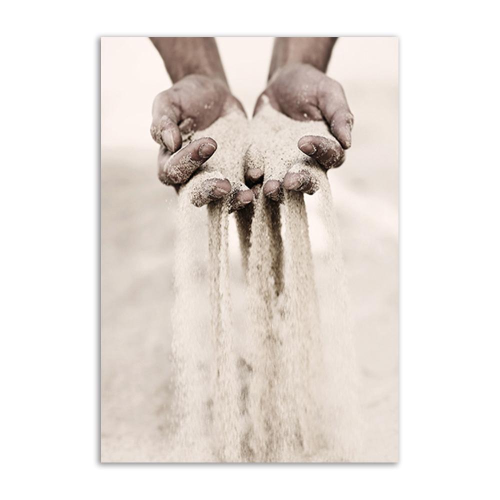 Nature Scenery Poster Canvas Painting Prints Reed Beach Pine Bird Magnolia Flower Nordic Wall Art Decoration Home Wall Art Decor