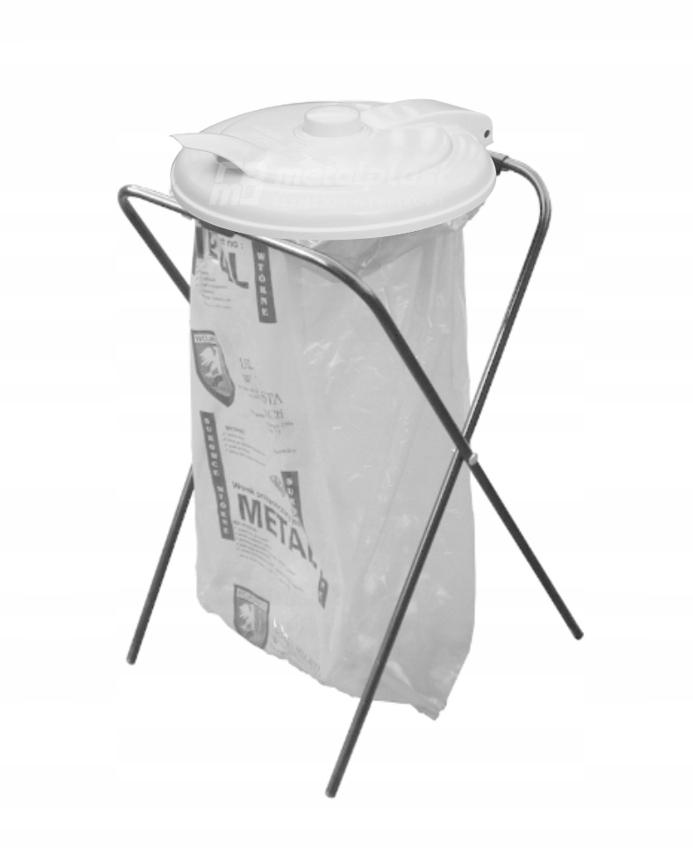 Lid for the frame of the garbage bag stand 120 l. White