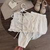 Stilvolles Sommer-Outfit Für Mädchen Mit Trendigem Tanktop Und Shorts Set Für Kinder