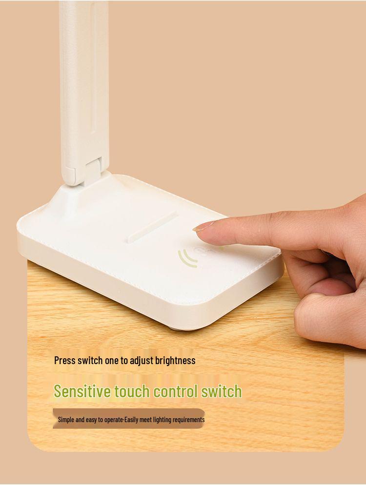 Lampă de birou pliabilă, cu intensitate reglabilă, cu protecție pentru ochi, pentru studenți și dormitor