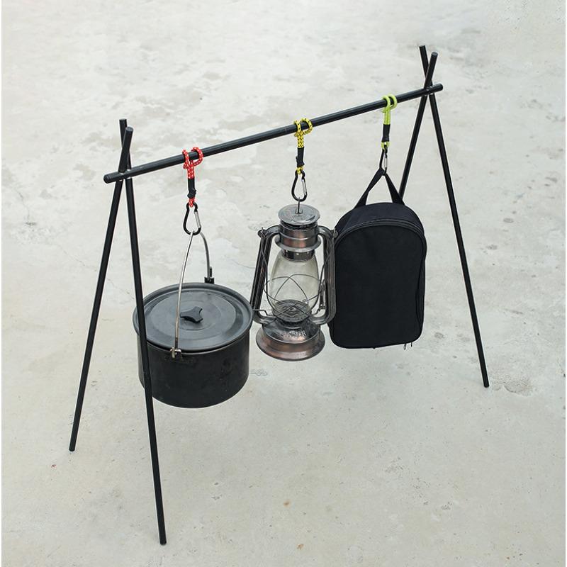 2pcs Outdoor Climbing Buckle Elastic Rope Elastic Rope Multi Functional Hook Strong Pulling Force Bold Camping Tent Accessories