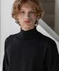 Dekkoloso Mode Herashi Half-Neck Knit [Black]