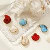 1 Piece 304 Stainless Steel Ocean Pendants 18K Gold Plated Resin Patch Shell Conch Charms For DIY Necklace Jewelry Making