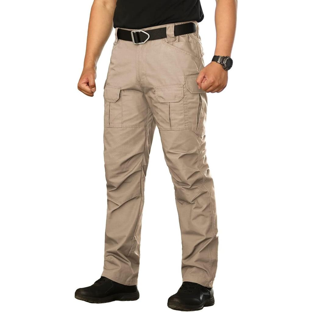 Men's summer new quick-drying pants outdoor loose multi-pocket trousers