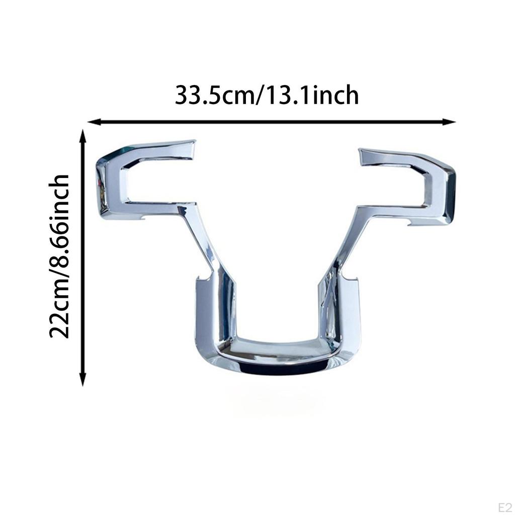 Steering Wheel Panel Cover Car Frame High Performance Easy Installation