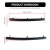 2pcs Car Rear Bumper Reflector Light Cover Shells For 2014-2019 Chevrolet Corvette C7 Tail Brake Lamp Housings No Bulb Car Parts