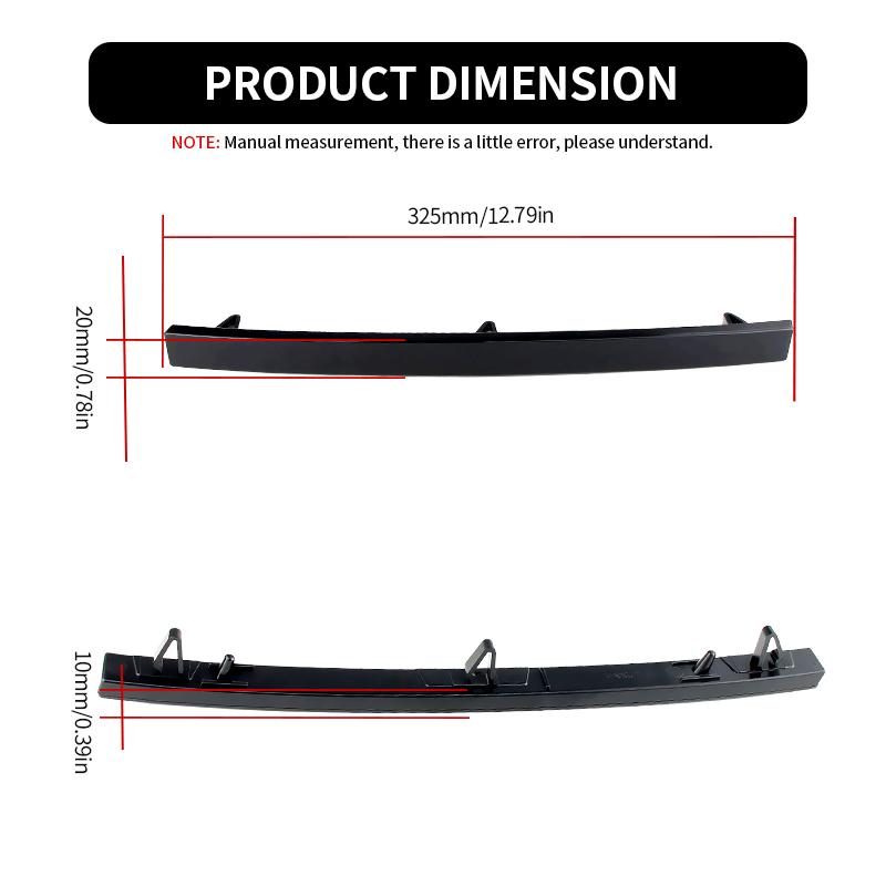 2pcs Car Rear Bumper Reflector Light Cover Shells For 2014-2019 Chevrolet Corvette C7 Tail Brake Lamp Housings No Bulb Car Parts
