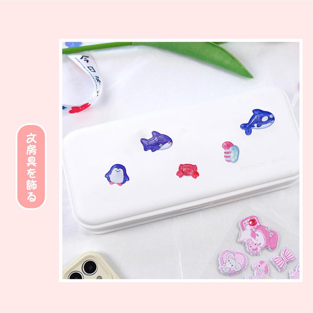 KRGNPLE 2026 New Drop 3D Puffy Stickers with Exquisite Perfect for Planner Creative and Cute Gifts Model, Store-Quality, 2-Pack Stickers, Patterns,