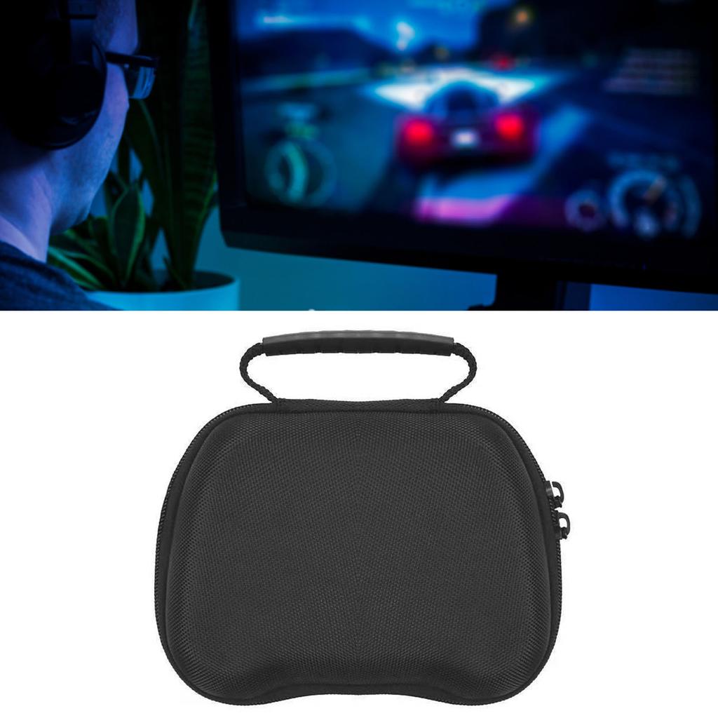 Gamepad Stroage Bag Dustproof Shockproof Game Controller Hard Carrying Case for PS5 Accessories Black