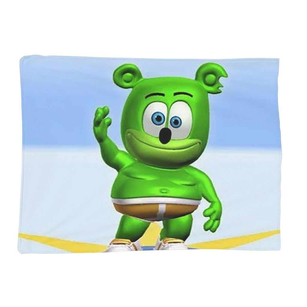 Gummibar (the Gummy Bear) Blanket Soft Warm Flannel Throw Blanket Bedspread for Bed Living Room Picnic Travel Home Couch