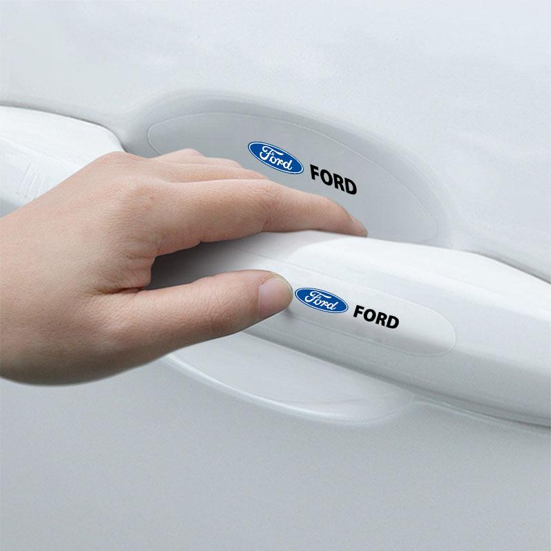 8Pc Transparent Car Door Handle Bowl Anti Scratch Protective Sticker For Ford Focus Mondeo MK1 MK2 MK4 MK3 Fiesta ST Line Kugo Transit Escape Explorer