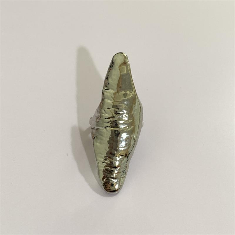 Punk Metallic Claw Nail Rings Irregular Gothic Long Finger Tip Rings For Women Men Alternative Party Rings Accessories