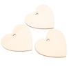 30pcs Heart Ornament Wooden Romantic Decorative Sign with Rope Gift Tag for DIY Enthusiast