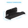 Wall Mount Host Stand with Controller Hook Stand for Switch for Switch OLED Game Console Hanging Wall Holder Storage Rack