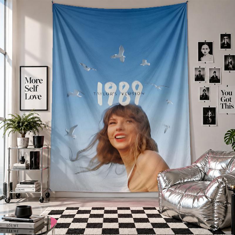 Wall TapestryTaylor Swift Art Hanging Cloth Decorative Background Cover for Room Decoration