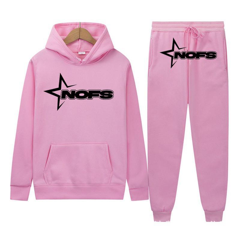 Gothic Punk Rock Letter Hoodie & Sweatshirt Set - Trendy Streetwear