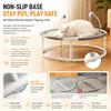 Summer breathable wrought iron cat bed all season universal moisture-proof cat hammock round mesh pet cat trampoline