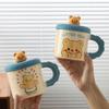 Creative Bear Mugs High Appearance Level Covered Ceramic Cups As Souvenirs Cute Home Coffee Cups and Drinking Cups