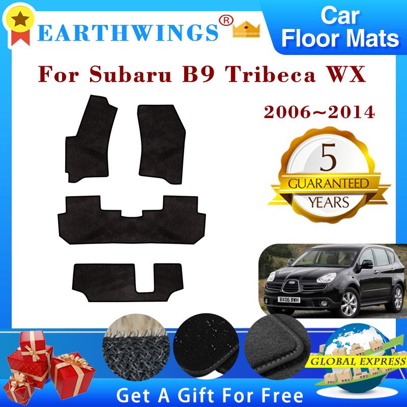 

Автомобильные коврики для Subaru B9 Tribeca WX 7 Seat 2006 ~ 2014, коврики, панели, подушечки для ног, ковер, противоскользящие подушечки для ног, авто