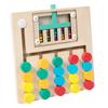 Wooden Color Matching Brain Teasers Game Activities Sorting Play Early Educational Travel Toy