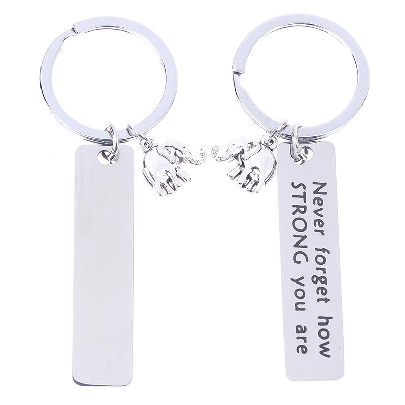 1/5 Buc. Breloc Elefant din Oțel Inoxidabil cu Energie Pozitivă Inspirațională Pentru Bărbați, Pandantiv Decorativ pentru Mașină, Rucsac