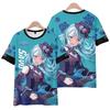 Roselia Anime Tee 2025 New BanG Dream Girl Band All Role Playing 3D Print T-shirt Summer Men Women Harajuku Short Sleeve Y2k Top