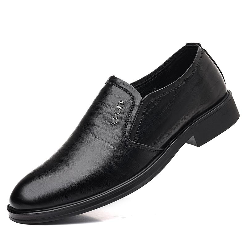 

Мужские кожаные туфли для вечеринок, коричневые, элегантные, мужские туфли для повседневного делового, социального, осеннего, офисного, вечернего, свадебного стиля 38 чёрный