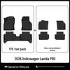 26-Year Volkswagen Lavida PRO Trunk Mat: 3D All-Weather, Waterproof, Eco-Friendly, Odorless TPE with Carbon Fiber Texture