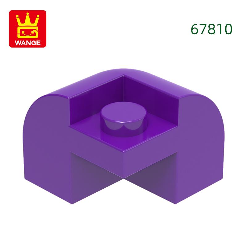 Non-Toxic 85Pcs/Lot 67810 2X2X1 1/3 With Bow Building Blocks Moc Color Accessories Compatible With Brick Diy Spare Parts Toy Gift