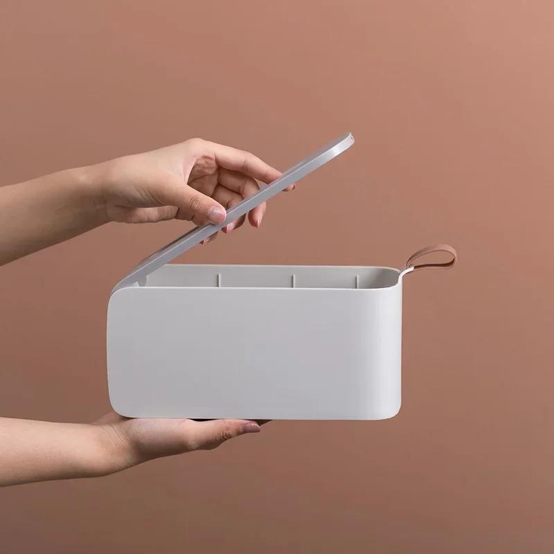Tissue Box Seal Baby Wipes Paper Storage Box Dispenser Holder Household Plastic Dust-proof Tissue Box with Lid Home Supplies