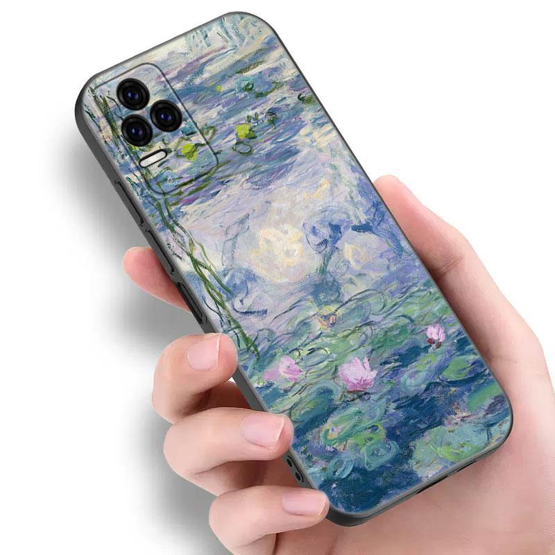 Claude Monet Oil Painting Phone Case For Xiaomi POCO F2 F3 M2 M3 M4 X3 X4 Pro NFC F4 GT 5G F1 X2 C3 C31 C40 M5S TPU Black Cover