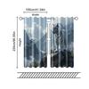 Set Of 2 Filtering Curtains Excluding Rods Non Movable Without Batteries Vibrant Tiger Use Bedrooms Living Rooms Curtain Polyester Ideal For Area