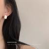 Spring stud earrings women's versatile earrings new popular high-end niche design sense dopamine color earrings