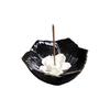 Ceramic Incense Burner Flower Design Incense Burning Tray Incense Stick Holder  Home Decor