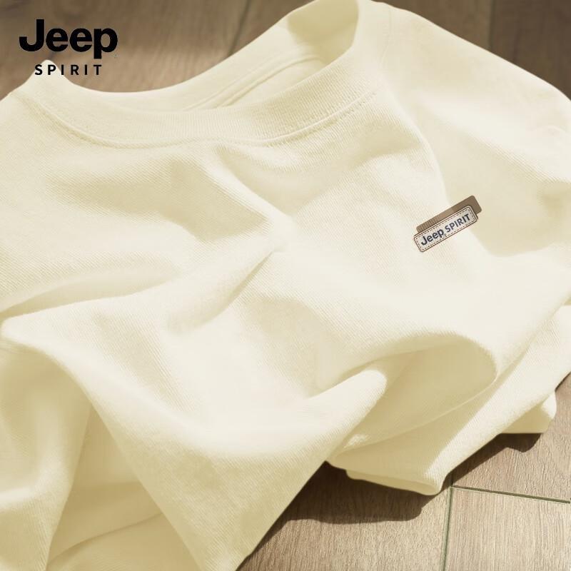 JEEP SPIRIT Men's Pure Cotton Long Sleeve T-Shirt