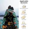 1PC Custom Name Pirate Cat Coffee outdooor Flannel blankets Throw Blanket All-Season Throw Gift Bedspread for Couch, Bed, Camping Holiday Birthday gif