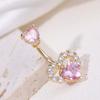 1Pcs 2026  Creative Heart-Shaped Spider Belly Button Ring – Stylish, Trendy Navel Piercing Jewelry