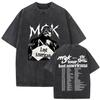 MGK Lost Americana Tour 20252026 Vintage Gewaschenes T-Shirt Herren Damen Sommer Mode Baumwolle Kurzarm T-Shirt Fans Geschenk Kleidung
