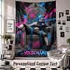 Custom Tapestry Wall Hanging, Arcane Personalized Name Text Home Wall Decor