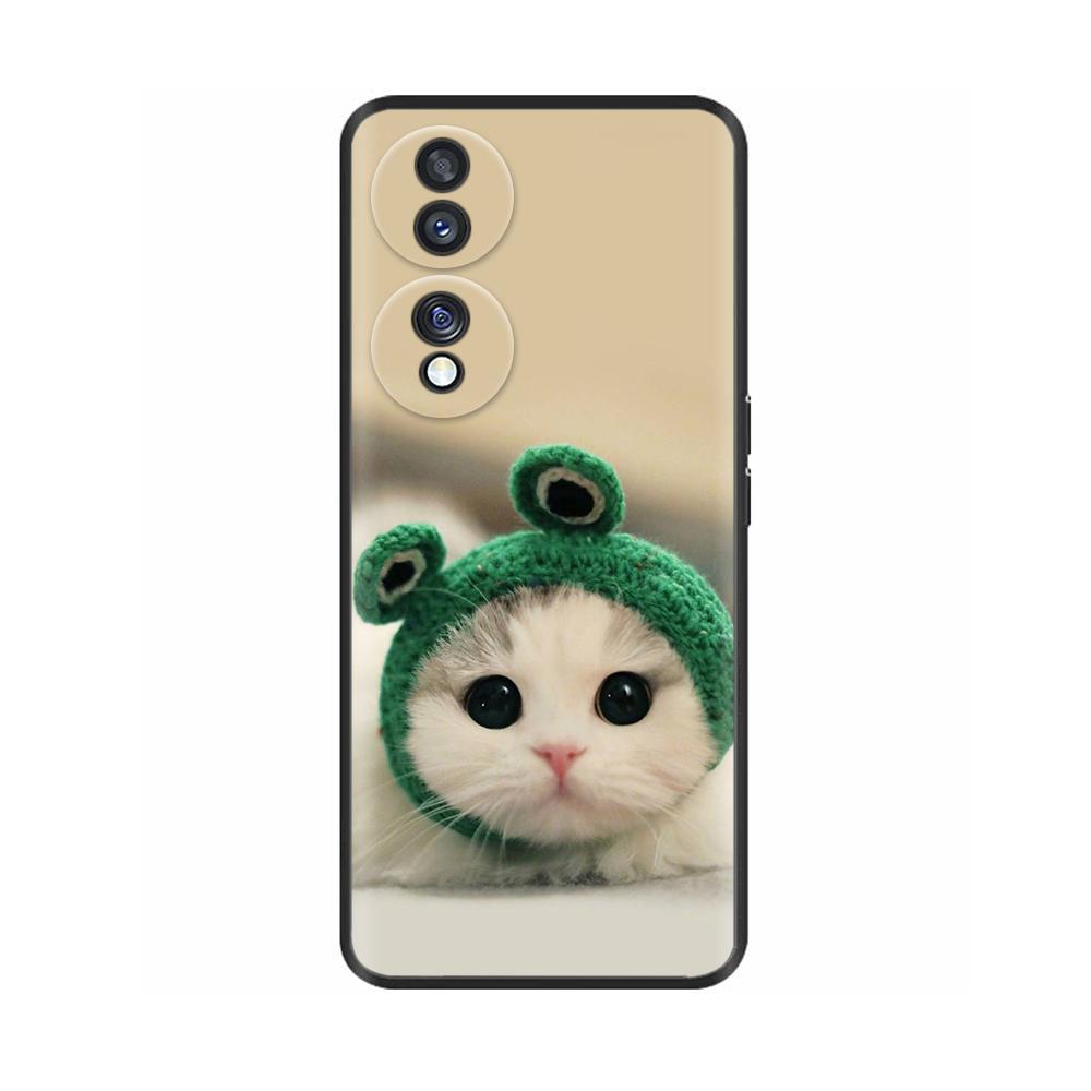 For Honor 70 5G Case Silicone Back Phone Cover For Honor 70 Pro Phone Cases Cute Flower Coque Funda for Huawei Honor 70 Pro Plus