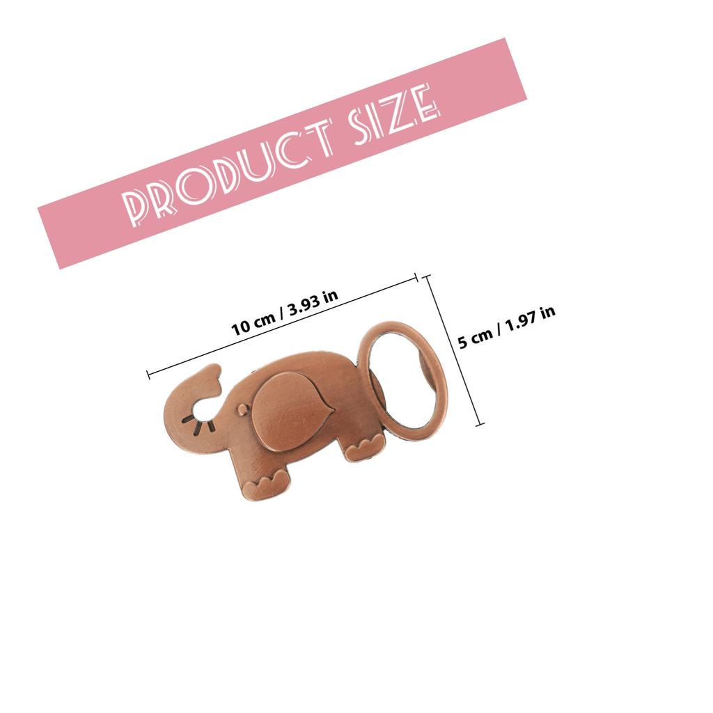 Elephant Shaped Beer Opener Creative Manual Bottle Opener For Camping Picnic Outdoor Gift Can Remover Kitchen Bar Tool