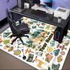1PC Custom Name Adventure Illustration Theme Floor Mat Ideal for Living Room, Game Rooms, Office, Bedroom, Floor Mat Playful Design