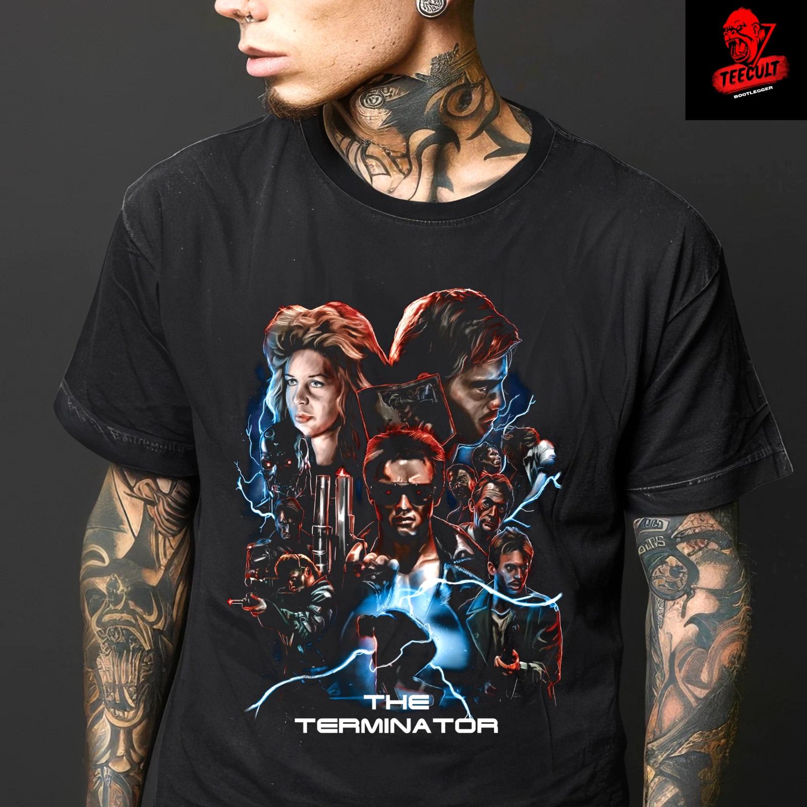 Men s and Women s T-shirts The Terminator (1984) Retro Sci-Fi Action Movie Unisex XXXXL